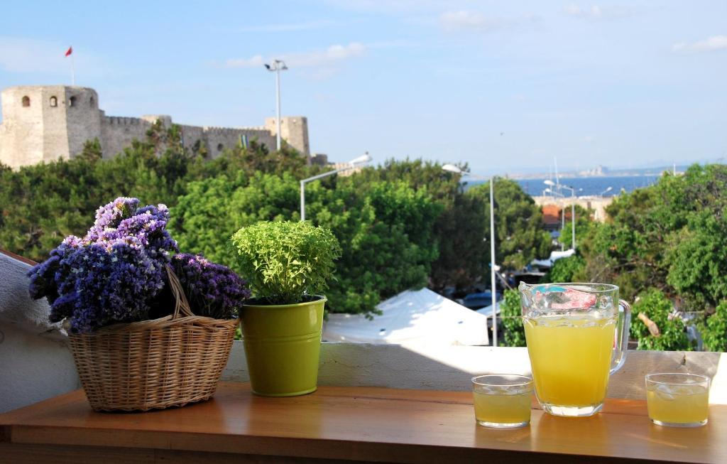 Efharisto Hotel Bozcaada Bagian luar foto